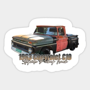 1963 Chevrolet C10 Stepside Pickup Truck Sticker